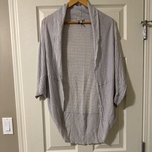 Dynamite grey open cardigan
